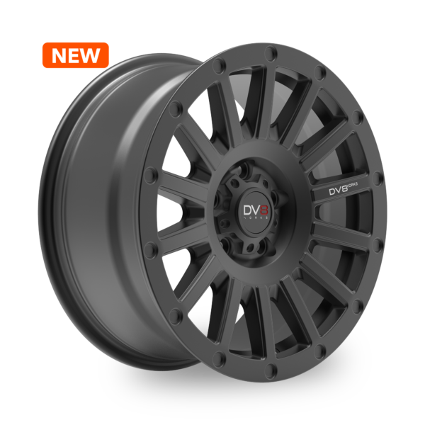 Dv8 Works Verve Alloy Wheel 17" x 8" ET35 Black - Image 2