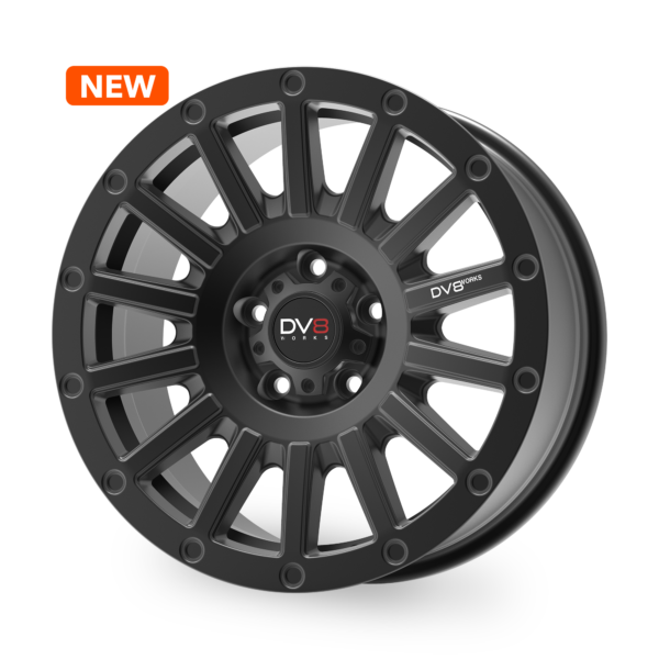 Dv8 Works Verve Alloy Wheel 17" x 8" ET35 Black - Image 2