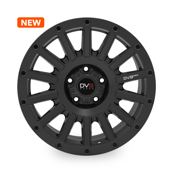 Dv8 Works Verve Alloy Wheel 17" x 8" ET35 Black - Image 2