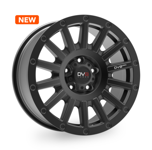 Dv8 Works Verve Alloy Wheel 17" x 8" ET35 Black - Image 2