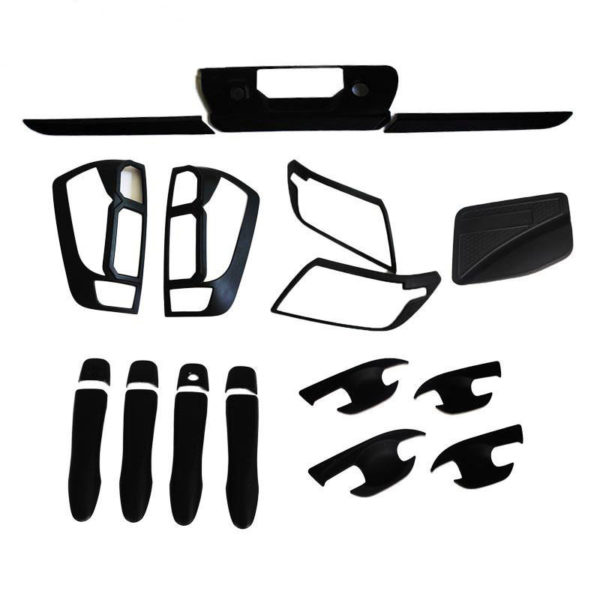 2014-2018 For Nissan Navara Frontier Np300 D23 Accessories Black Kit Full Set For Nissan Frontier Navara 2017