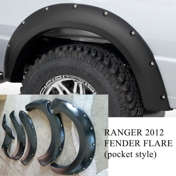 Ford Ranger T6 2012-2014 Wheel Arch Fender Flare
