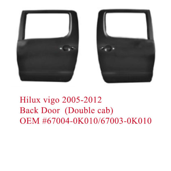 Hilux vigo 2005-2012 back door (Double cab)